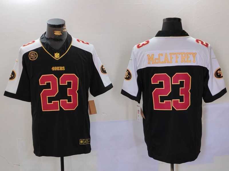 Men%27s San Francisco 49ers #23 Christian McCaffrey Black F.U.S.E. Mexico With Gate Bridge Patch Vapor Limited Stitched Jersey Dzhi